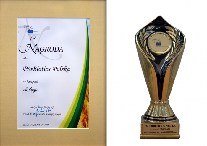 Nagroda dla ProBiotics Polska w kategorii Ekologia